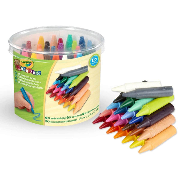 24 ceras JUMBO lavables