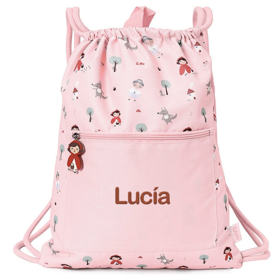 Mochila saco impermeable TUTETE personalizable · Little Red