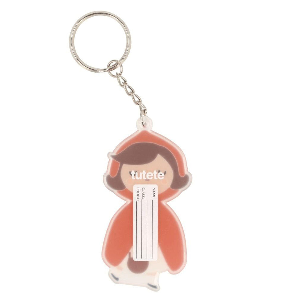 Mochila TUTETE mediana Little Red con llavero personalizable