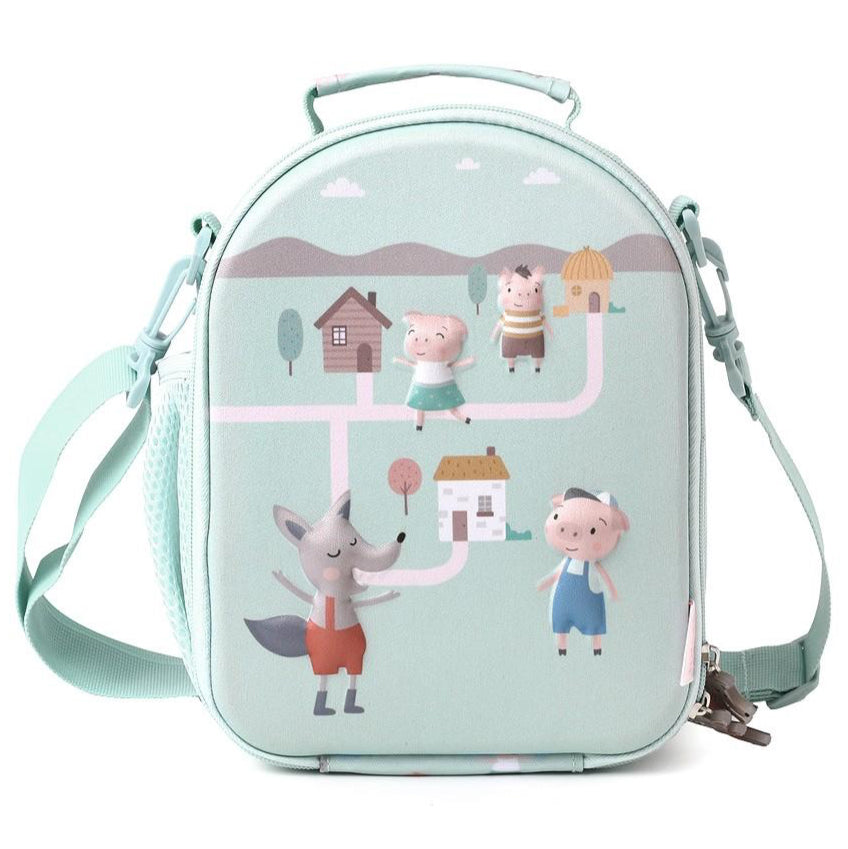 Bolsa merienda térmica 3D TUTETE · The Three Little Pigs