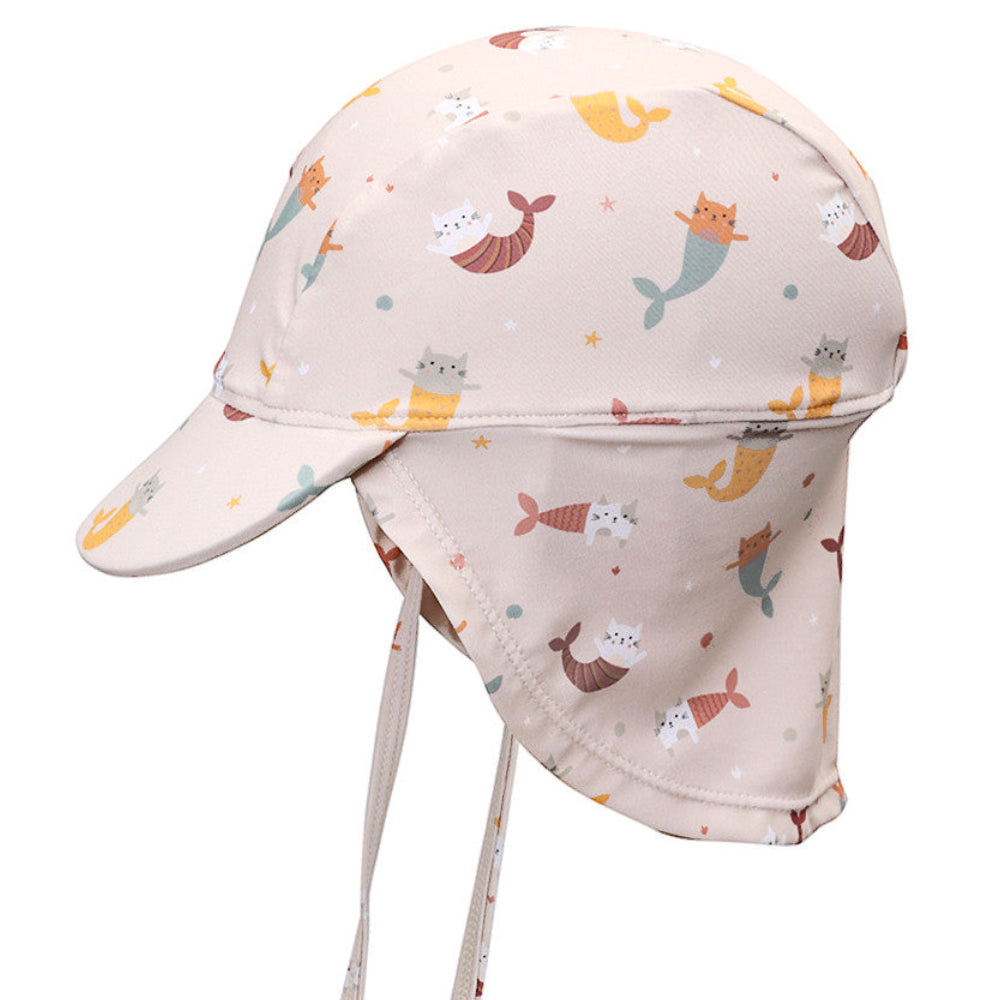 Gorro playa para bebé · mermaid cats