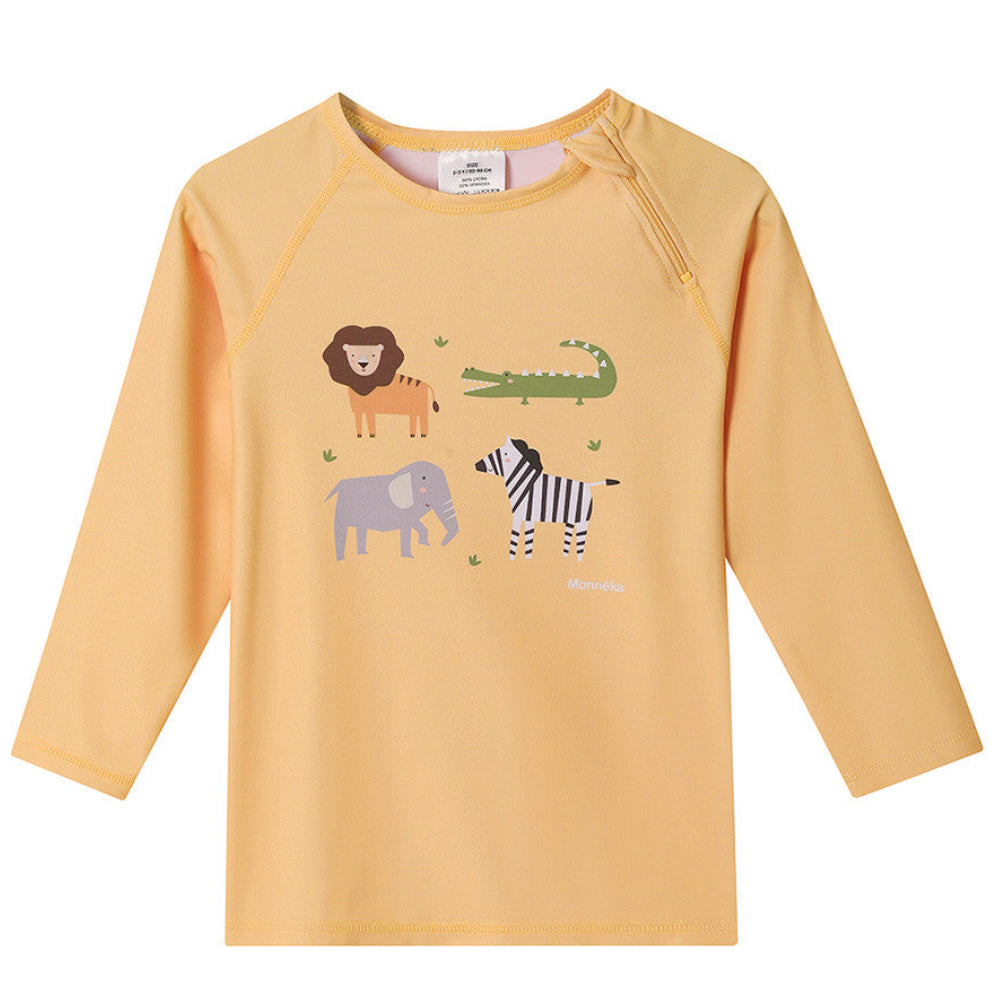 Camiseta protección solar de manga larga MONNËKA · wild Animals