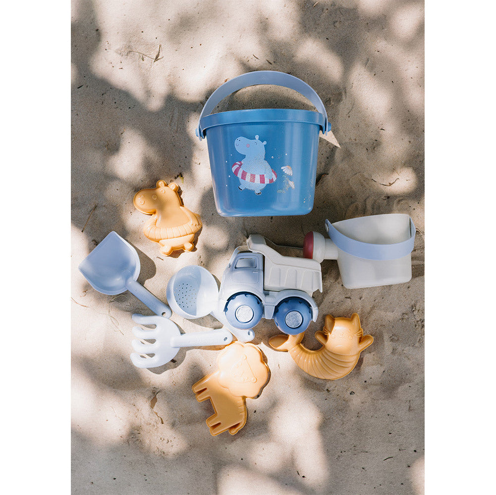 Set de juguetes de playa · hippos
