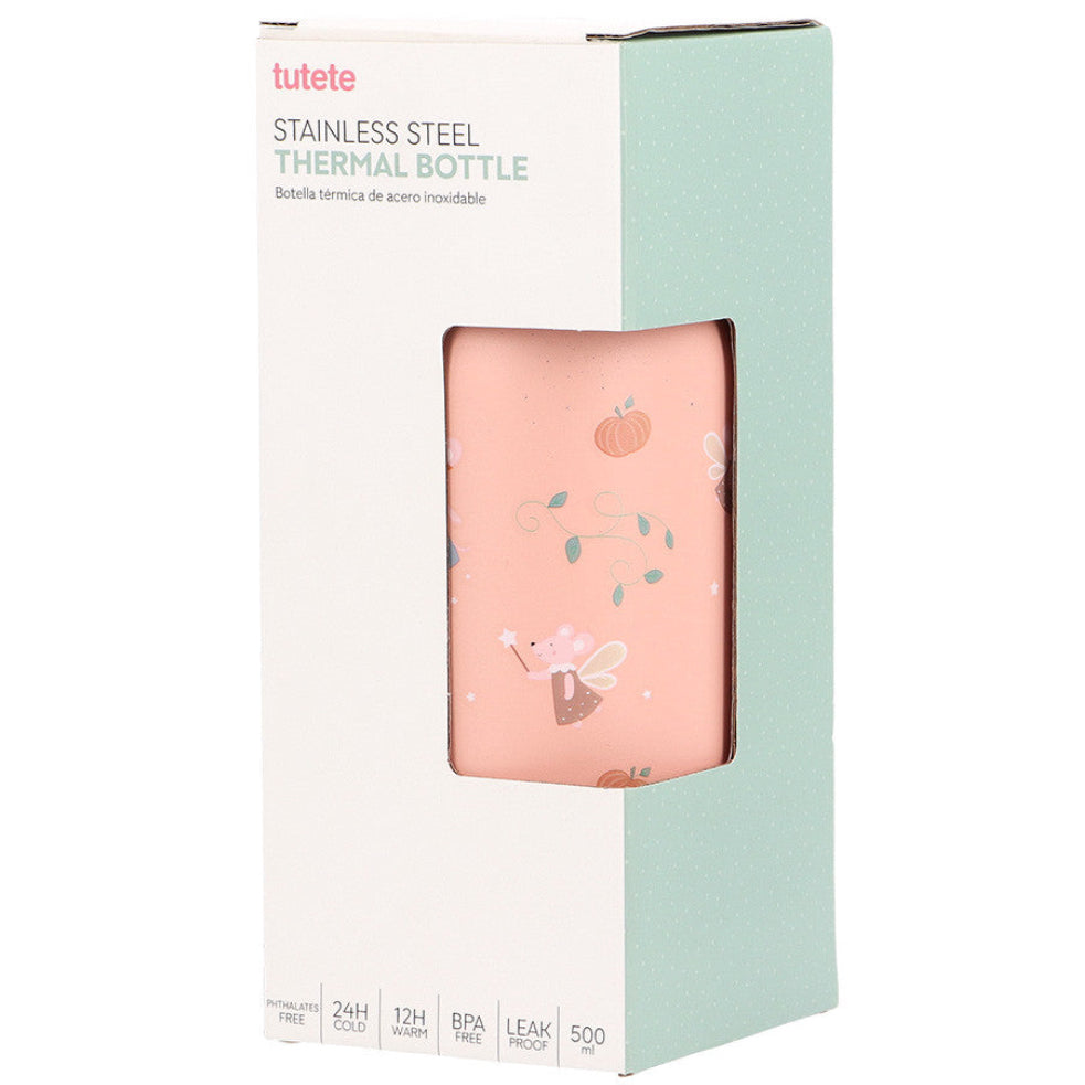 Botella de acero térmica TUTETE 500 ml. · mouse fairies