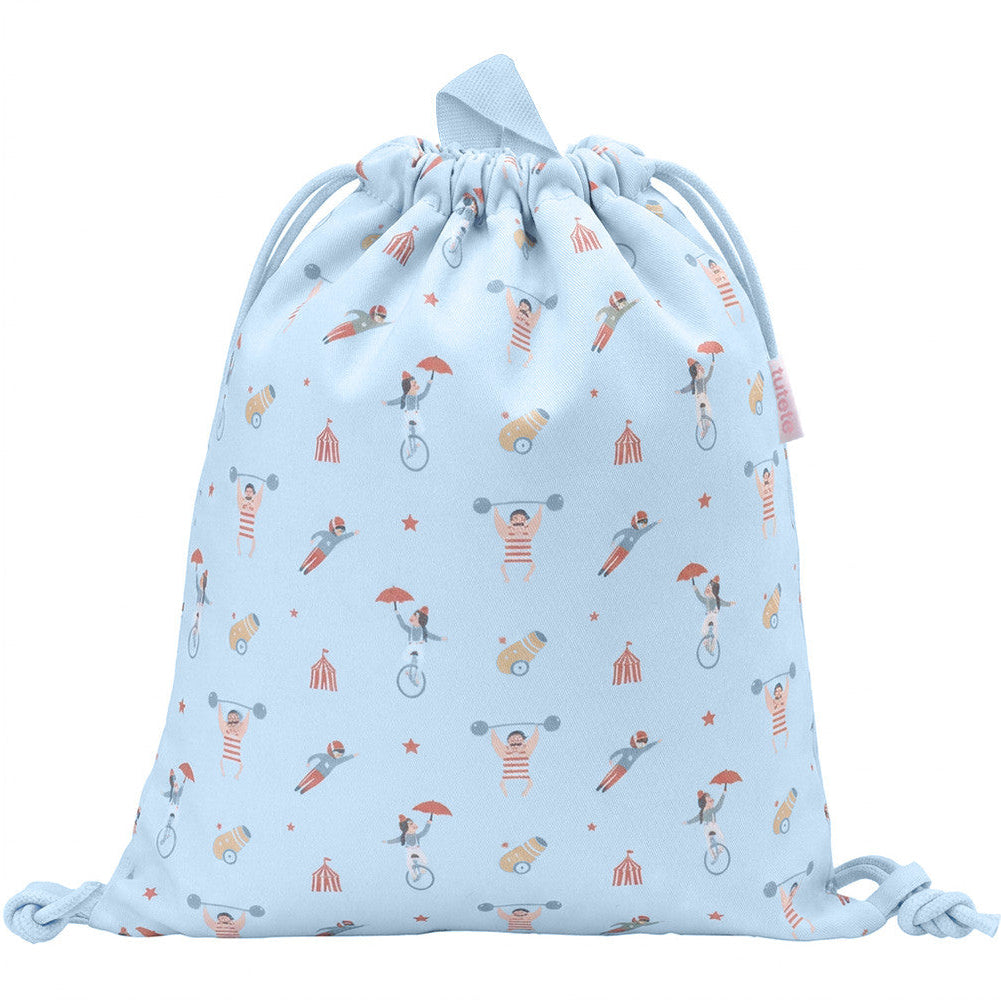 Mochila saco de tela TUTETE personalizable · circus