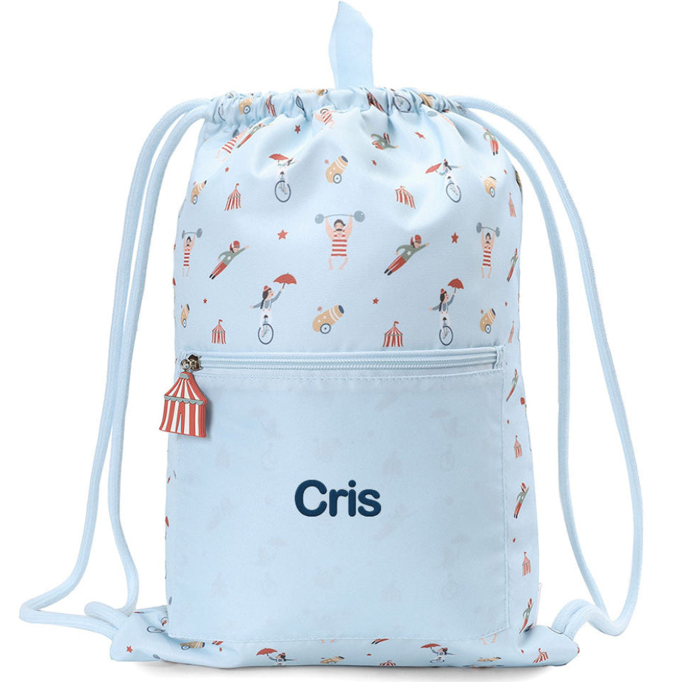 Mochila saco impermeable TUTETE personalizable · circus