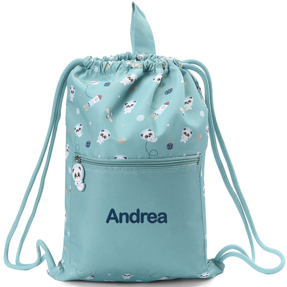 Mochila saco impermeable TUTETE personalizable · pandas in space