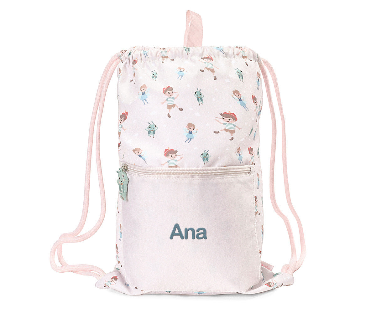 Mochila saco impermeable TUTETE personalizable · the wooden boy