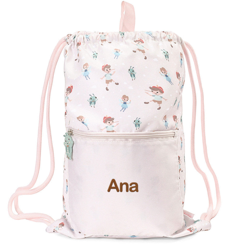 Mochila saco impermeable TUTETE personalizable · the wooden boy