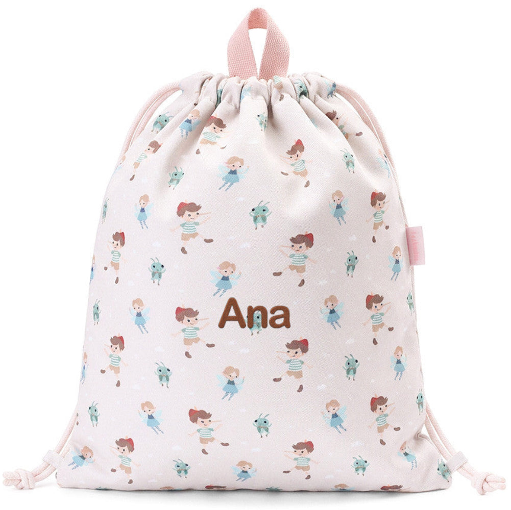 Mochila saco de tela TUTETE personalizable · the wooden boy
