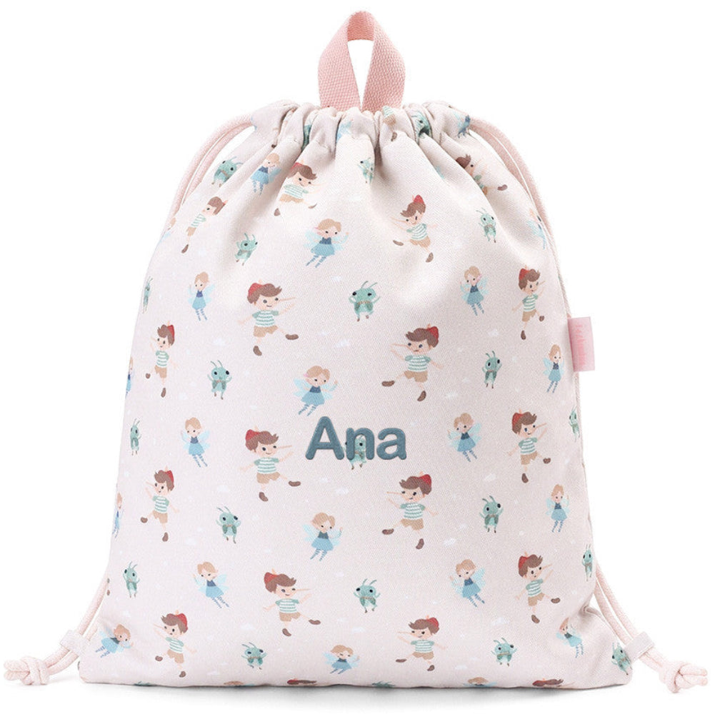Mochila saco de tela TUTETE personalizable · the wooden boy