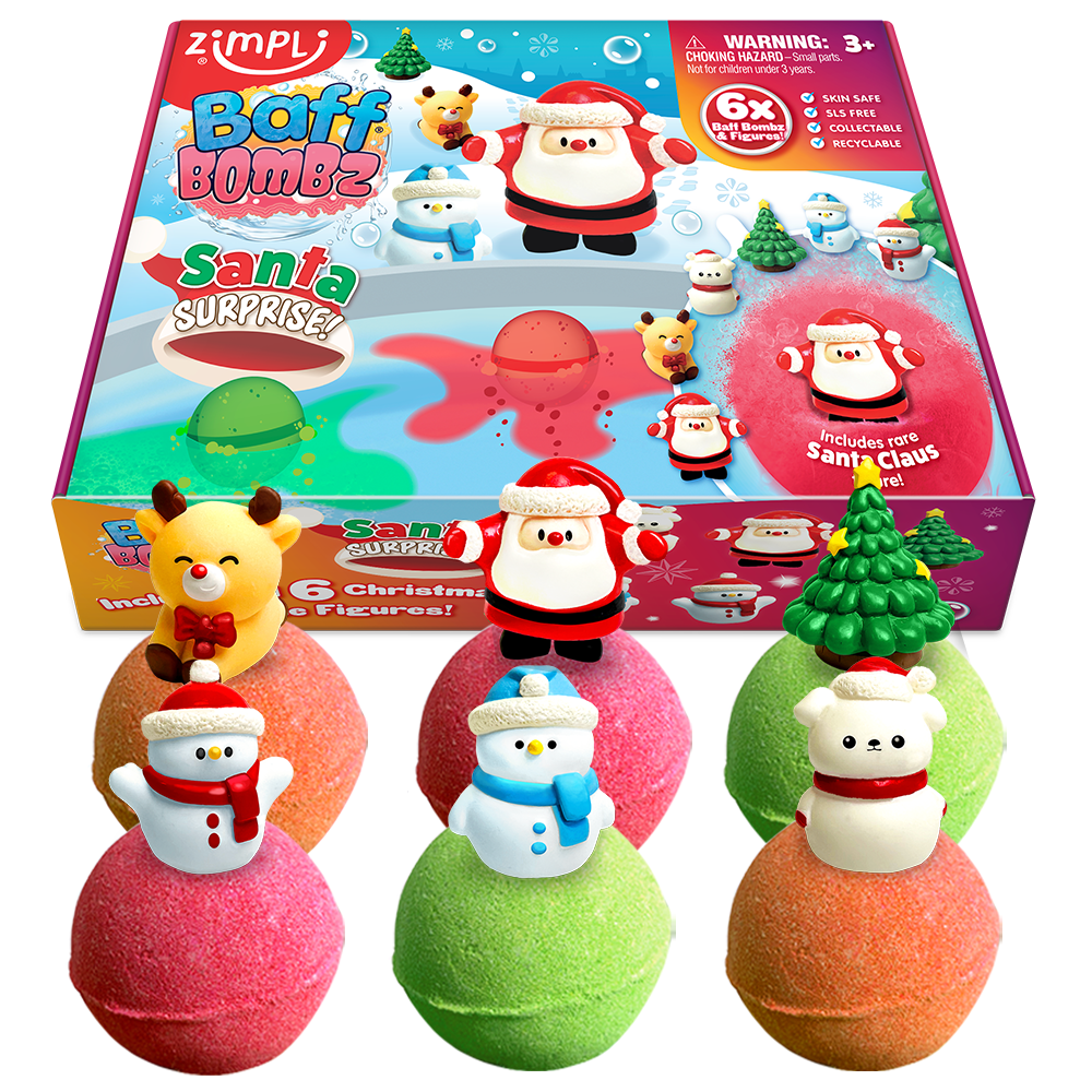 6 Bombas de baño navidad ¡sorpresa!