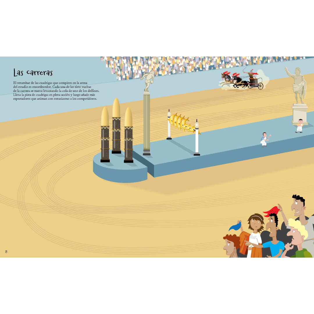 Libro de pegatinas · los romanos