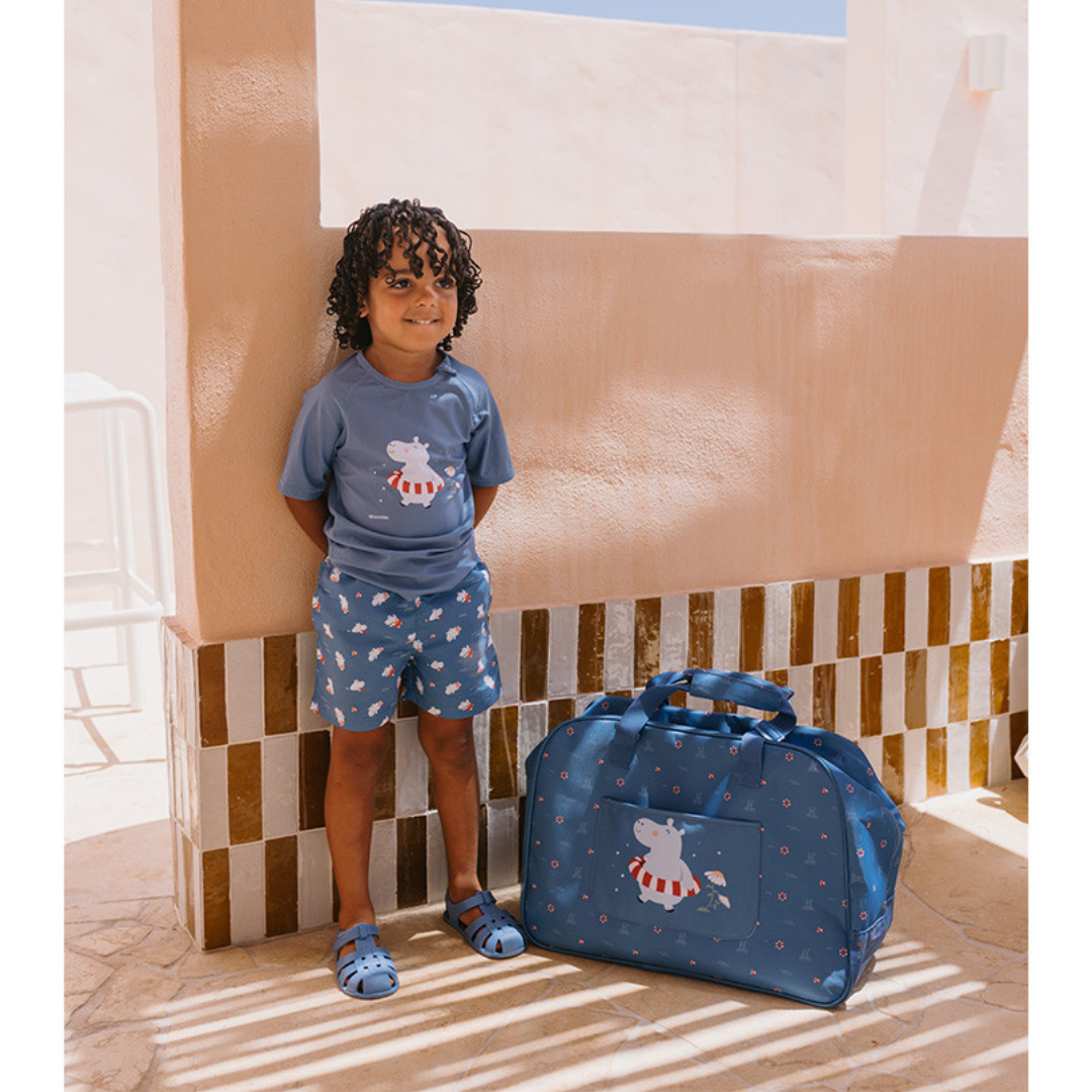Bolso de playa con rejilla personalizable · hippos