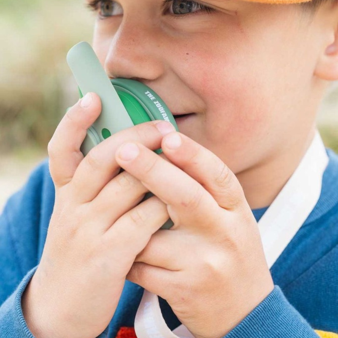 Walkie-talkies ZOO · dinosaurios verdes