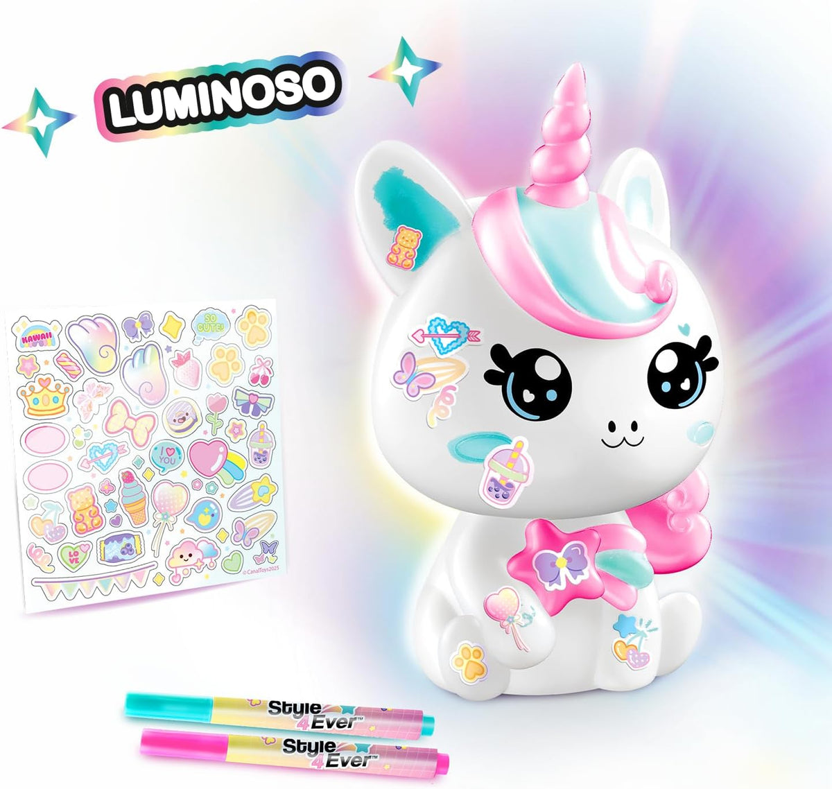 Unicornio ¡con luz! para decorar