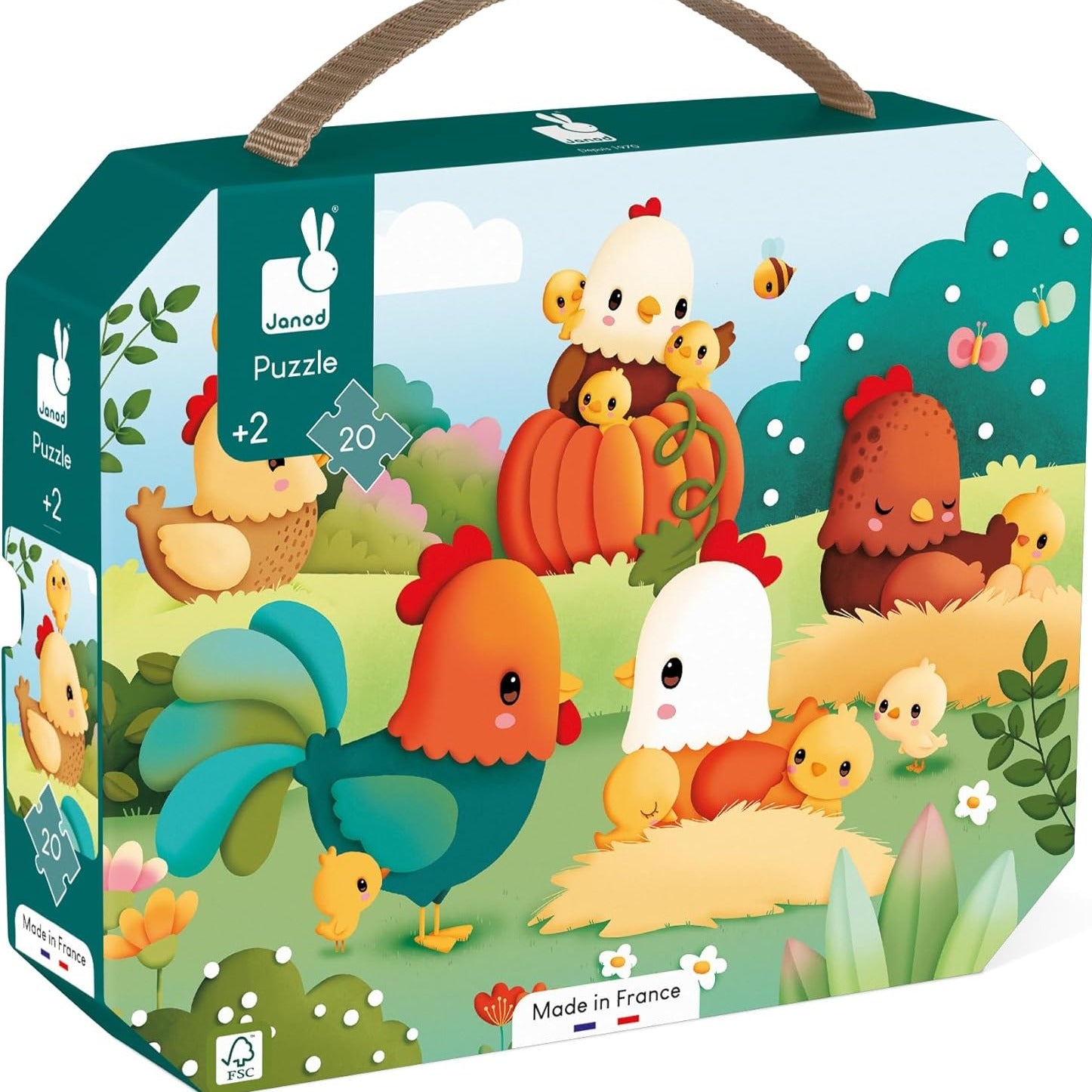 Puzzle bienvenidos al corral: 20 piezas