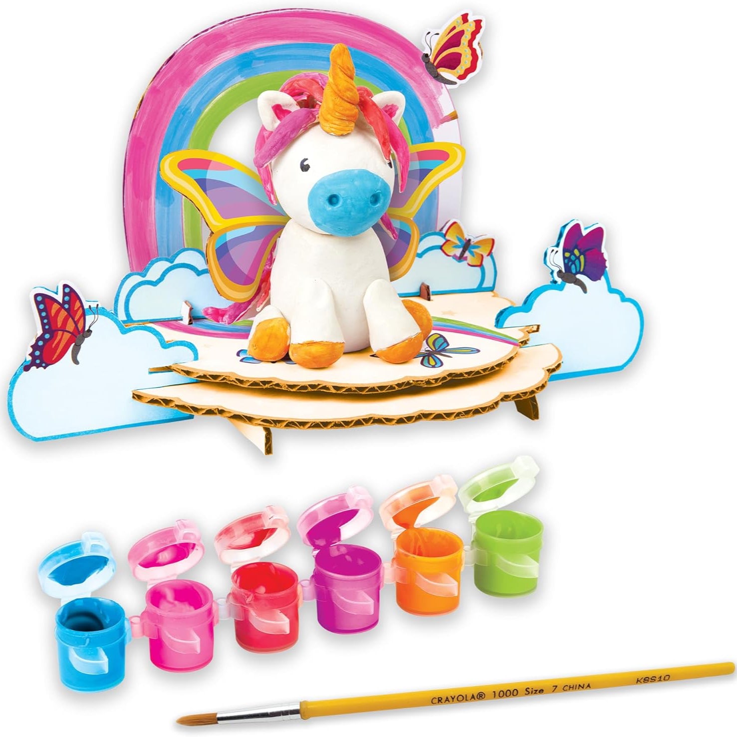 Set crea y decora tu unicornio con arcilla