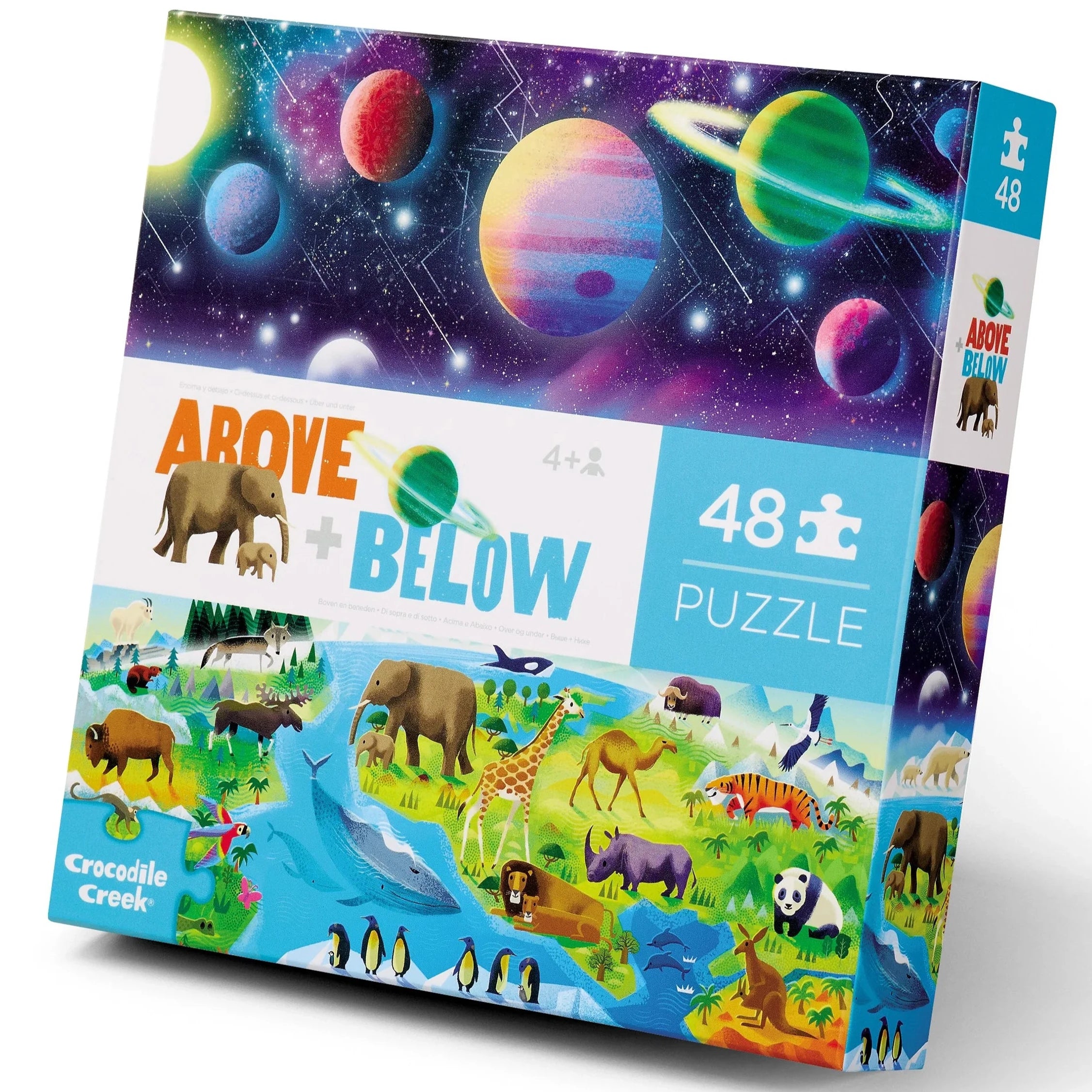 Puzzle arriba y abajo · la tierra y el cielo