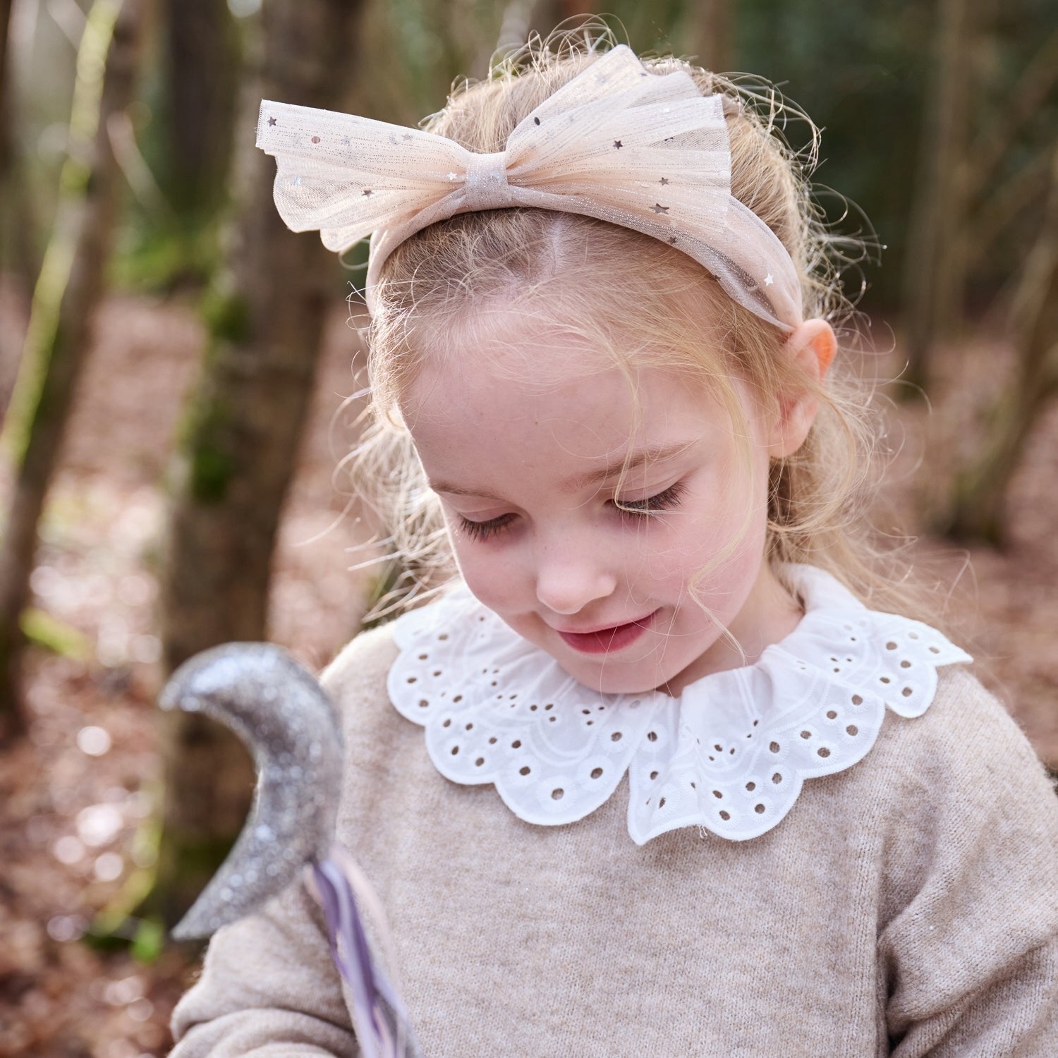 Diadema para el pelo ROCKAHULA · shimmer tulle bow