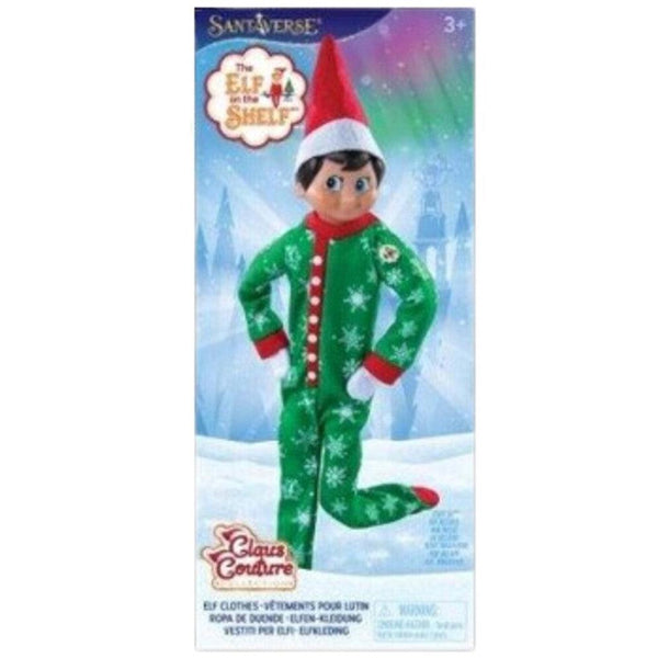 ACCESORIO para tu Elf on the Shelf: Pijama copos de nieve