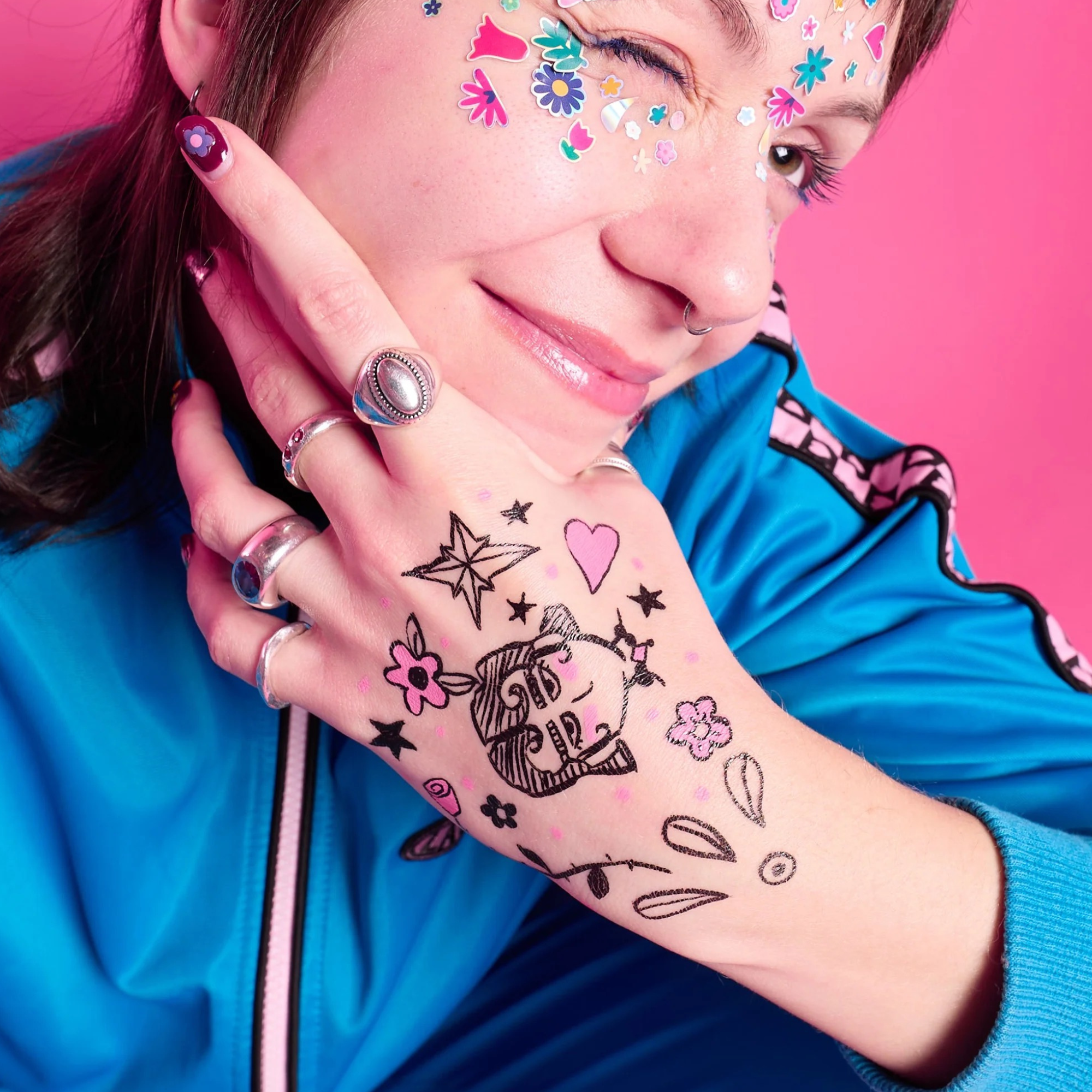 Rotuladores tattoos OMY · I love you