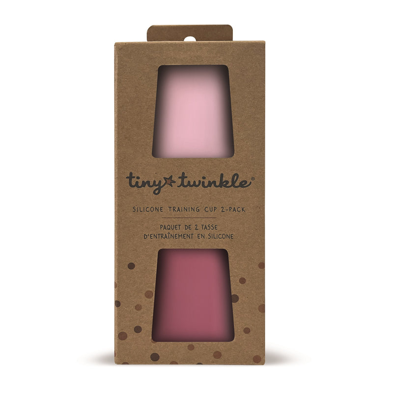 2 Vasos de aprendizaje Tiny Twinkle · Rosa-Burdeos