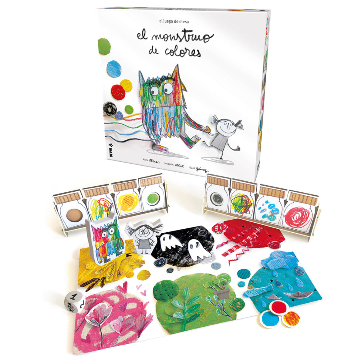 El monstruo de colores ¡juego de mesa!
