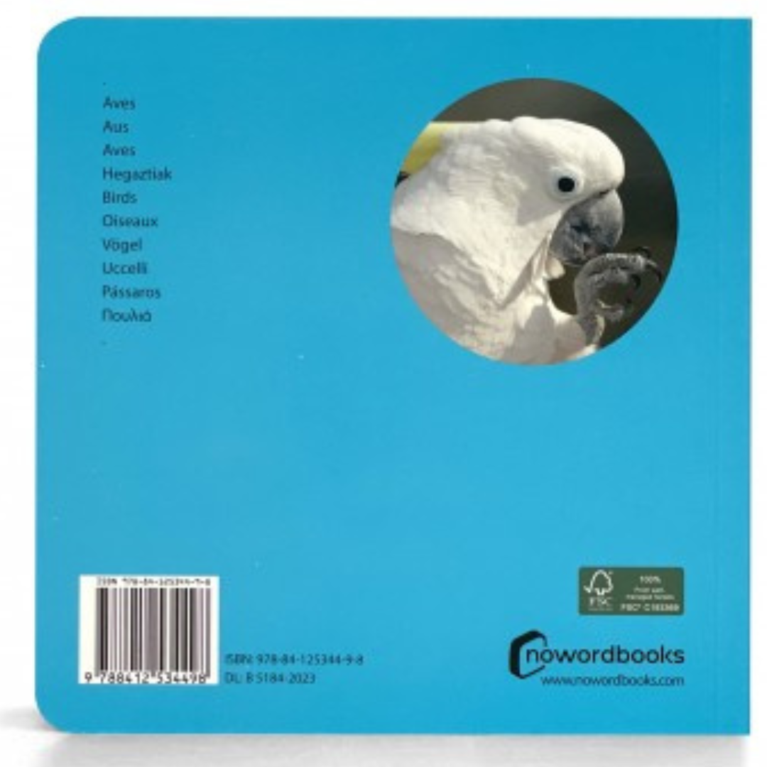 Libro de fotografías Nowordbooks · aves