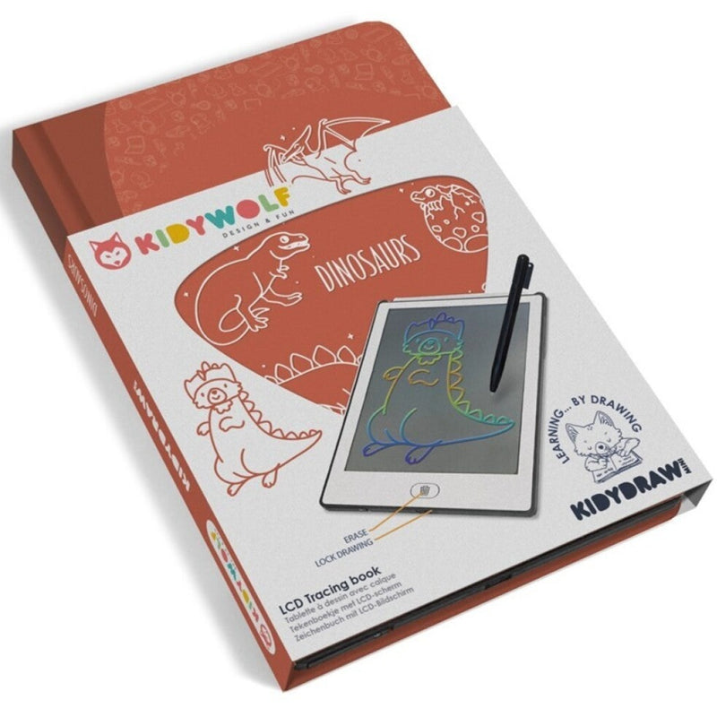 Tableta para dibujar con plantillas KIDYDRAW MINI · dinosaurios