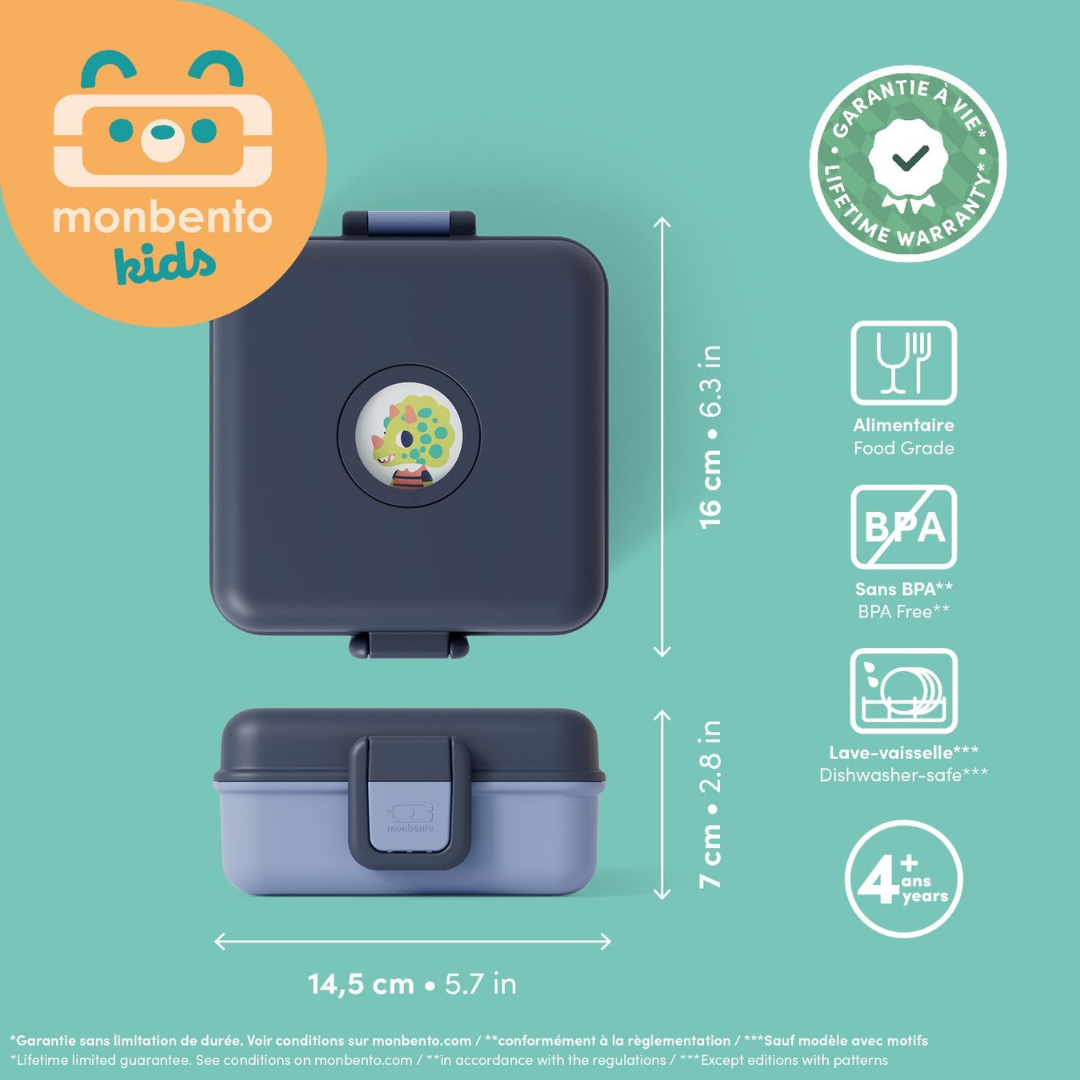 Fiambrera MONBENTO snacky · azul