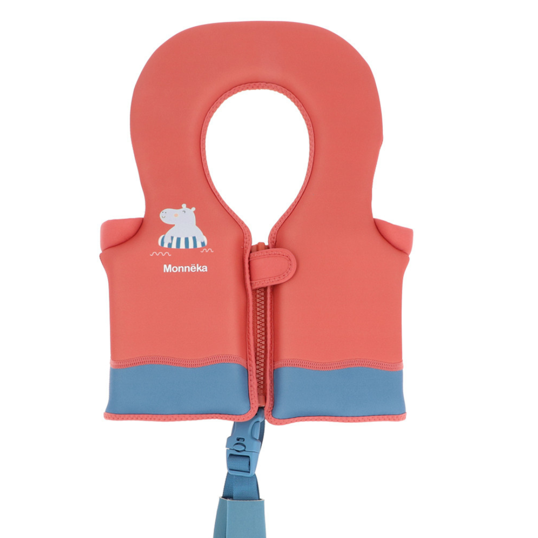 Chaleco flotador de aprendizaje MONNËKA para 1-2 años · hippos