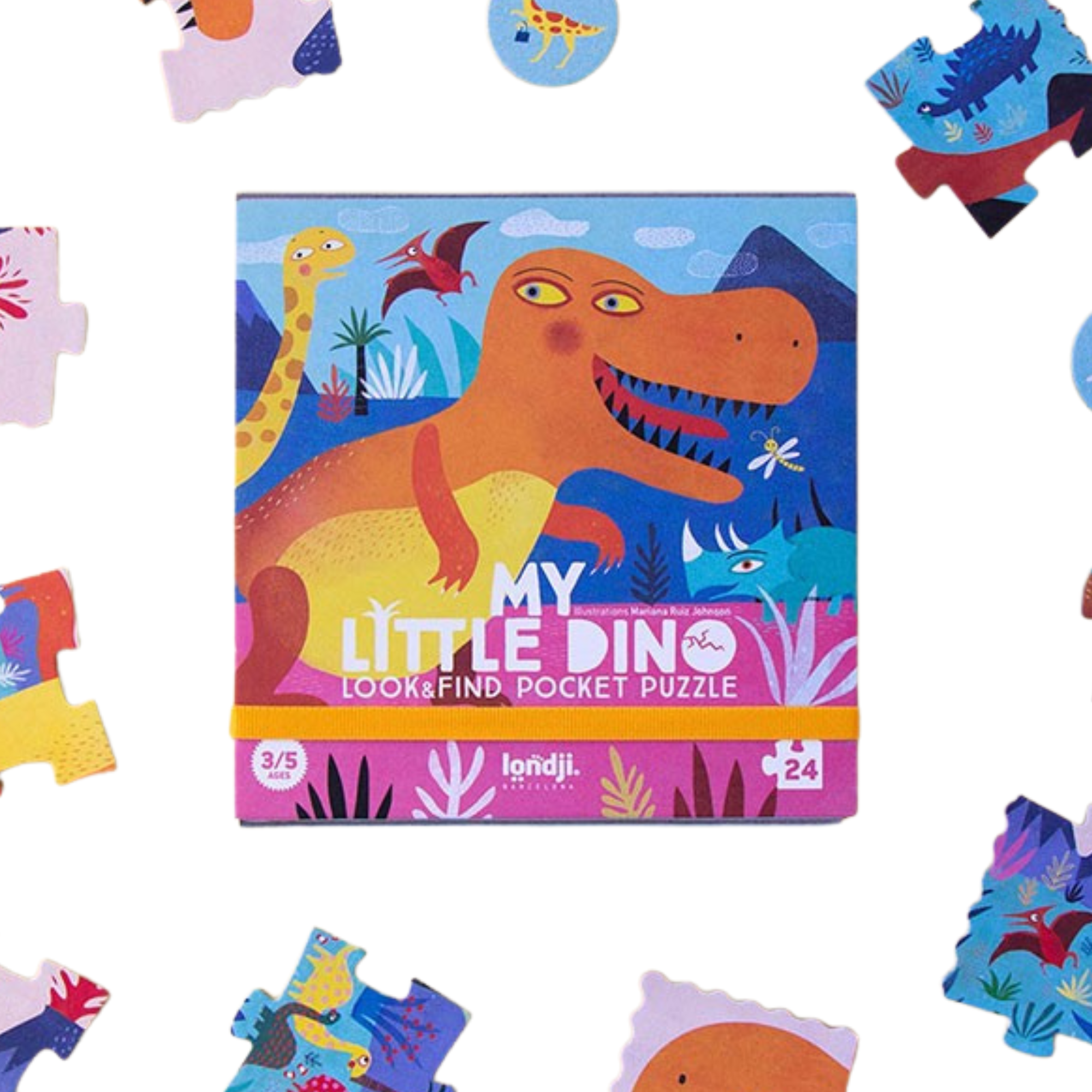 Puzzle pocket: my little dino
