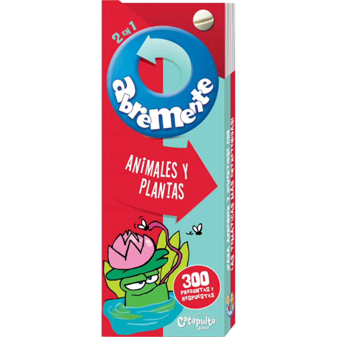 Abremente 2 en 1 · animales y plantas