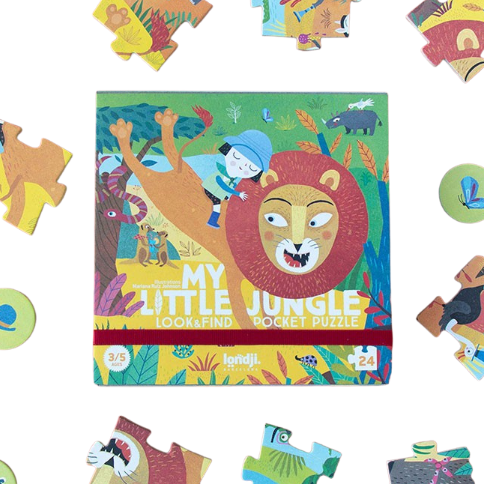 Puzzle pocket: my little jungle