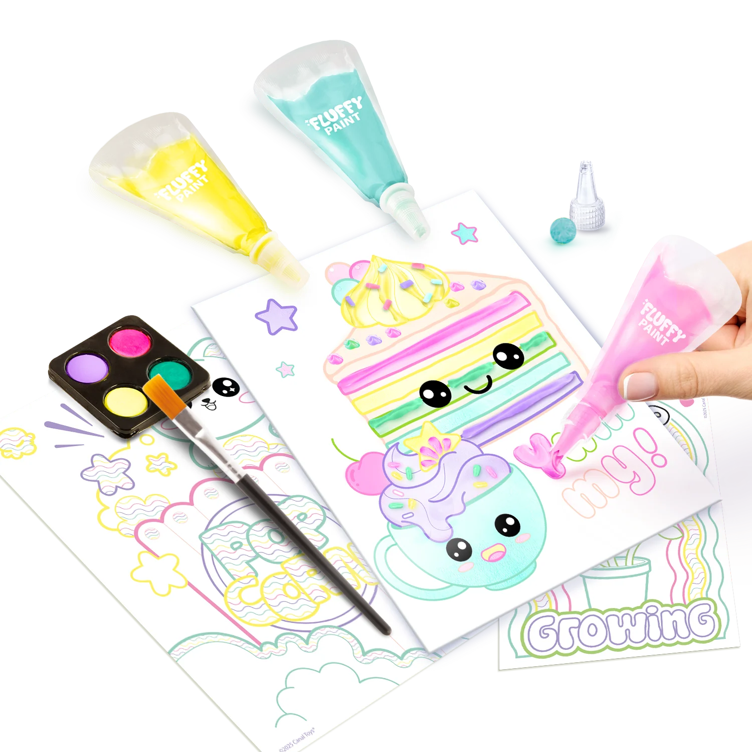 Fluffy paint kit ¡efecto 3D!