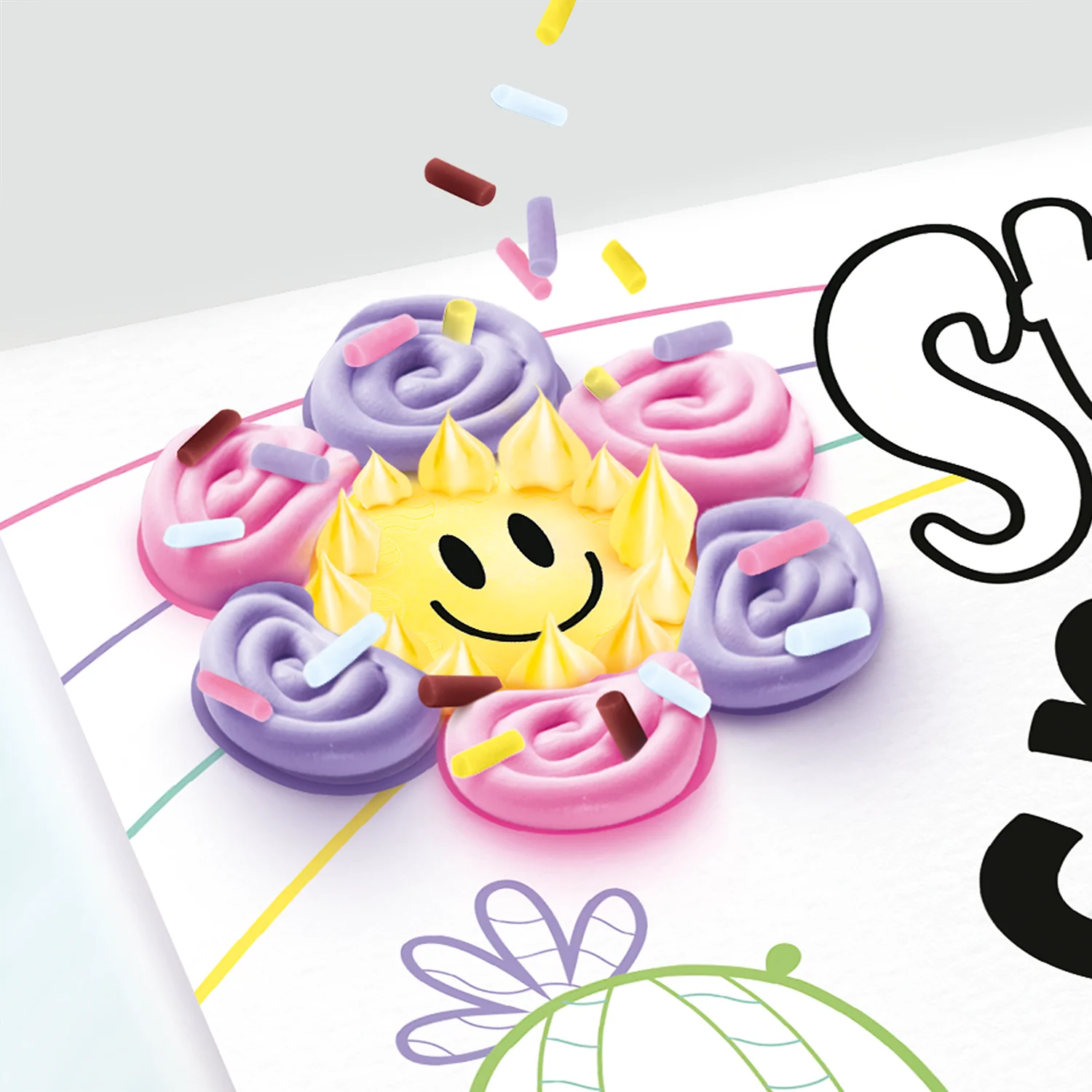 Fluffy paint kit ¡efecto 3D!