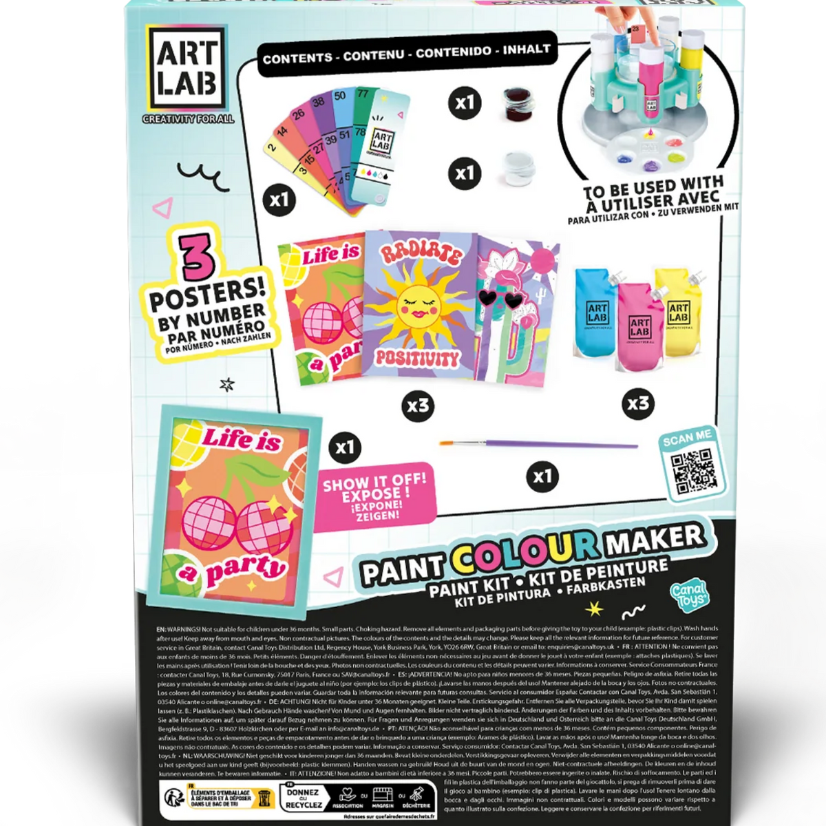 Kit de pinturas por colores ARTLAB