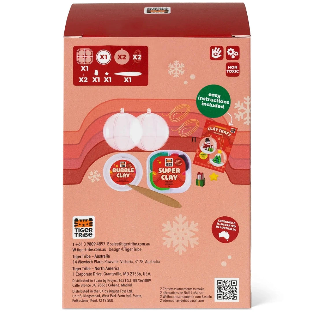 Crea tus bolas de navidad con CLAY PLAY