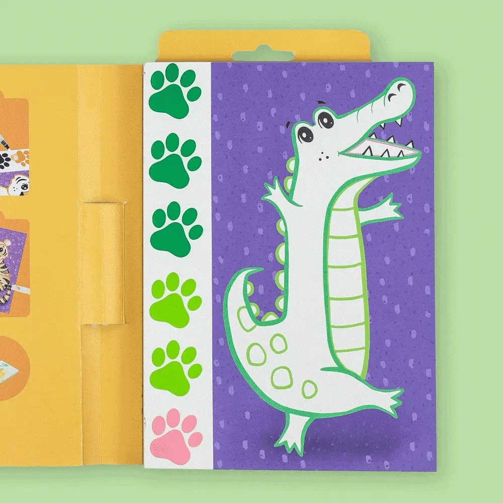 Pinta con acuarelas · animales salvajes