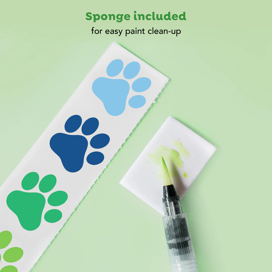 Pinta con acuarelas · animales salvajes