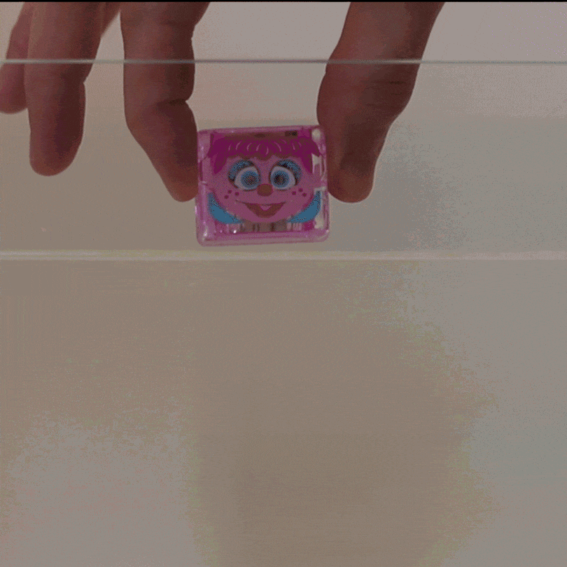 Cubos ¡con luz! para el baño GLOPALS · ABBY CADABBY