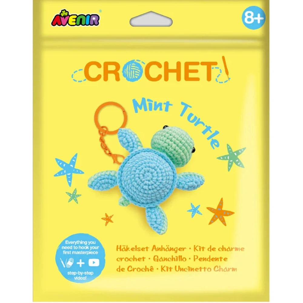Haz tu llavero de crochet: tortuga