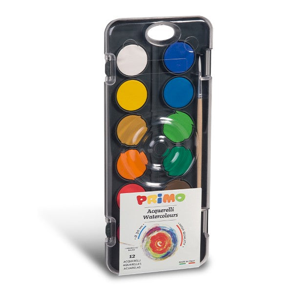 Paleta de acuarelas PRIMO • 12 colores