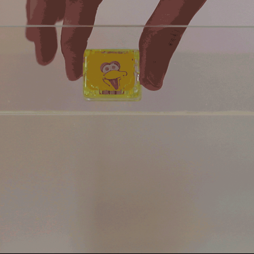 Cubos ¡con luz! para el baño GLOPALS · BIG BIRD