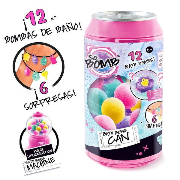 Lata 12 bombas de baño ¡con sorpresa!