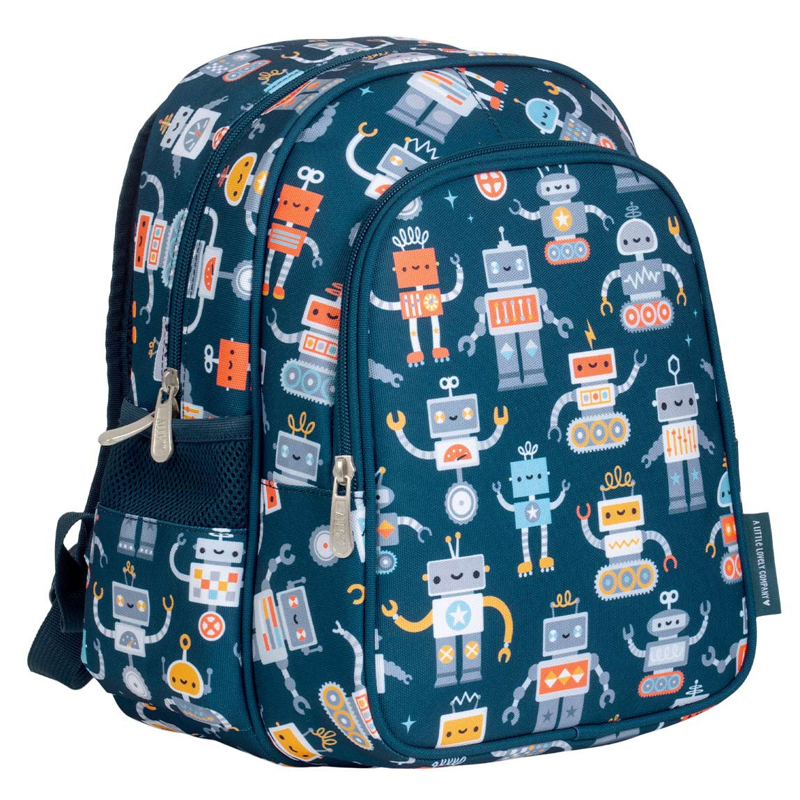 Mochila infantil con bolsillo térmico ALLC · robots