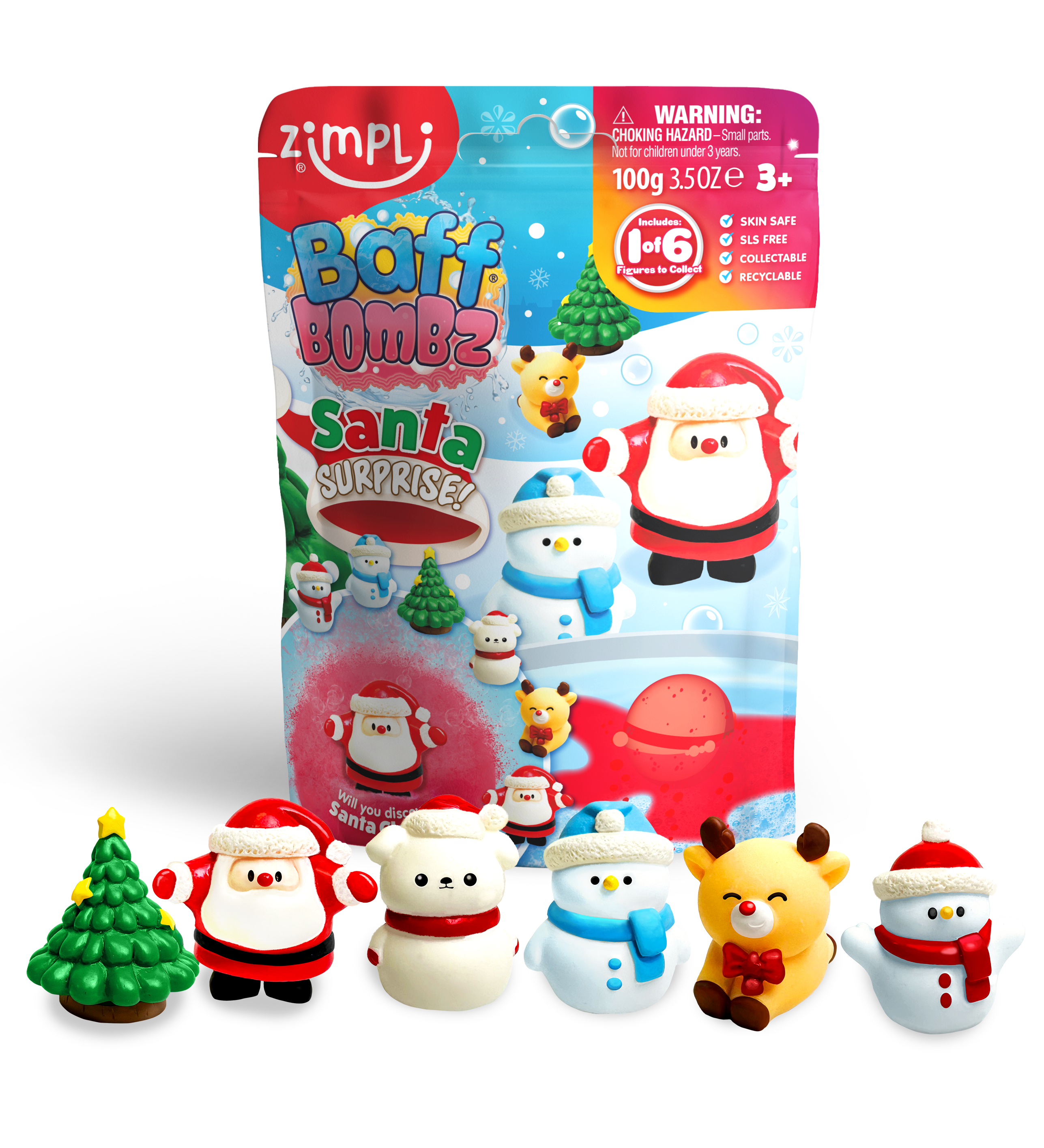 Bomba de baño Navidad ¡sorpresa!