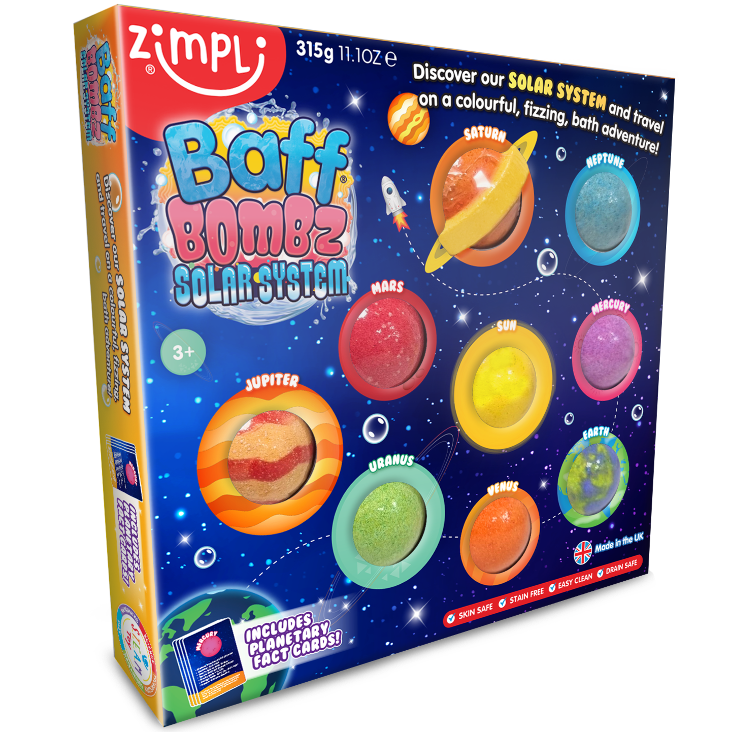 9 Bombas de baño sistema solar