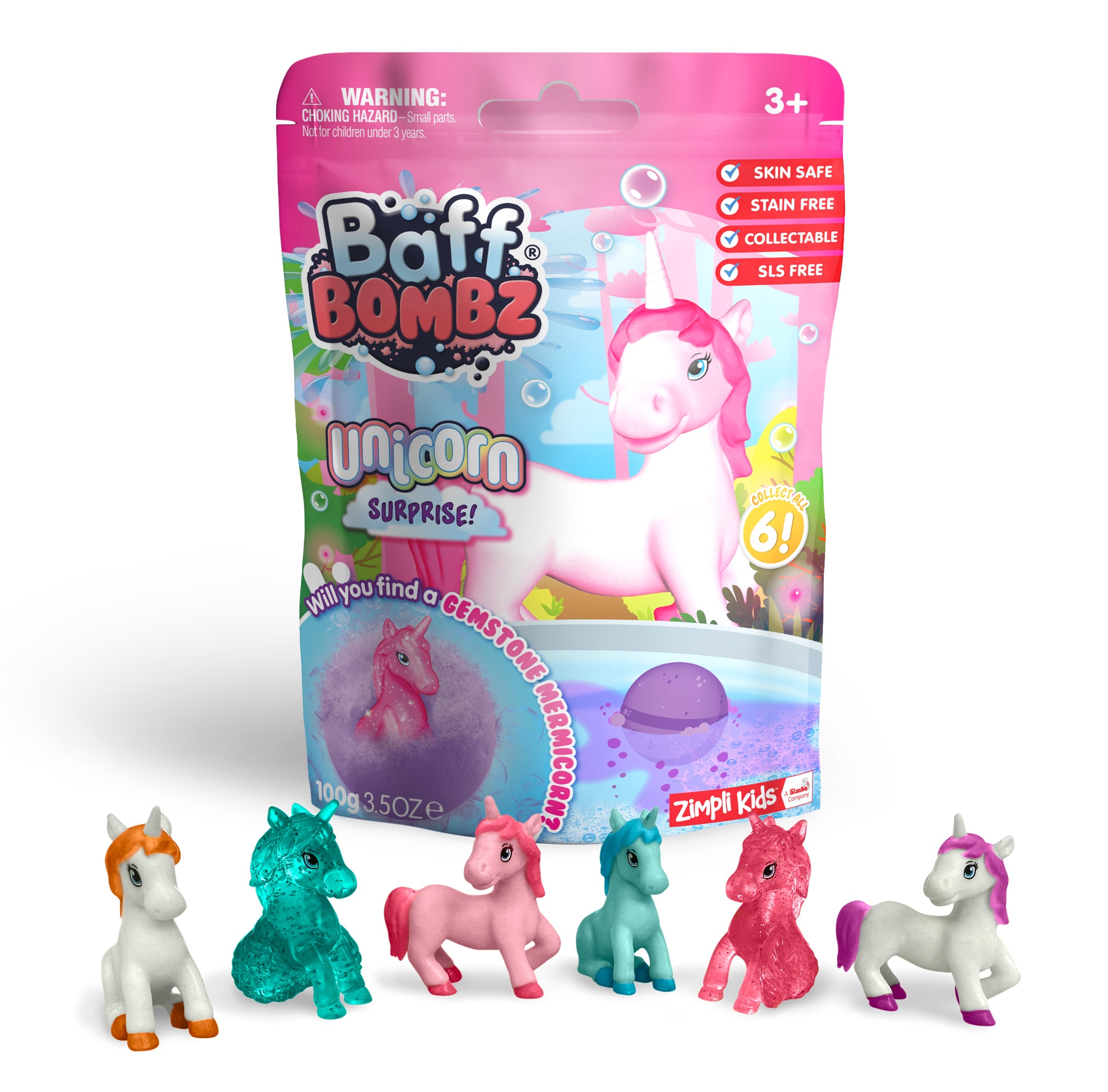 Bomba de baño unicornios ¡sorpresa!